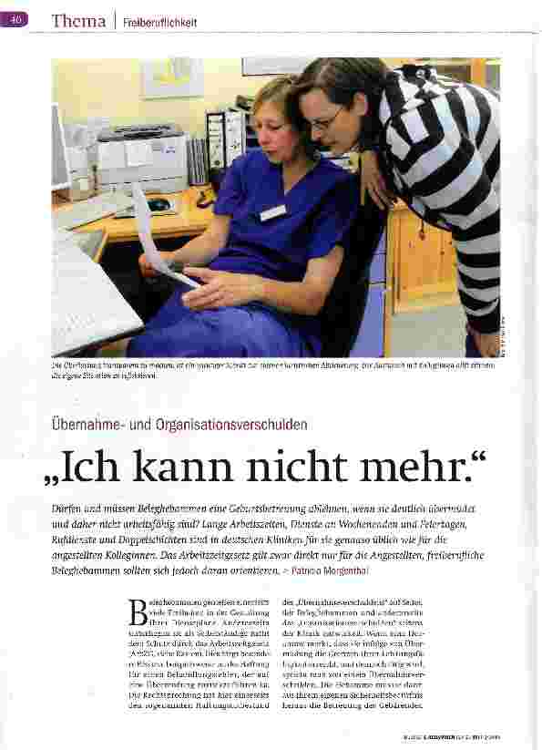 Vorschauseite 1: Ich kann nicht mehr.