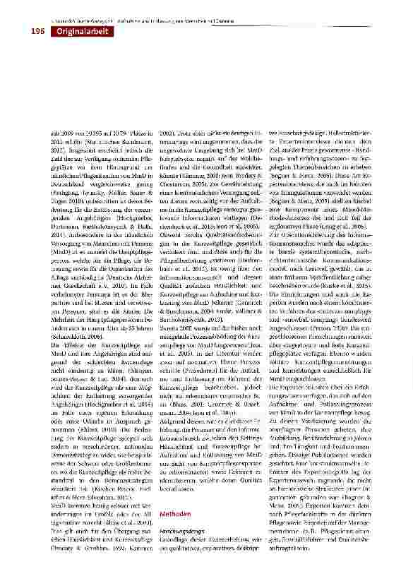 Vorschauseite 2: Aufnahme und Entlassung von Menschen mit Demenz - Kommunikation aus Sicht von Experten der Kurzzeitpflege