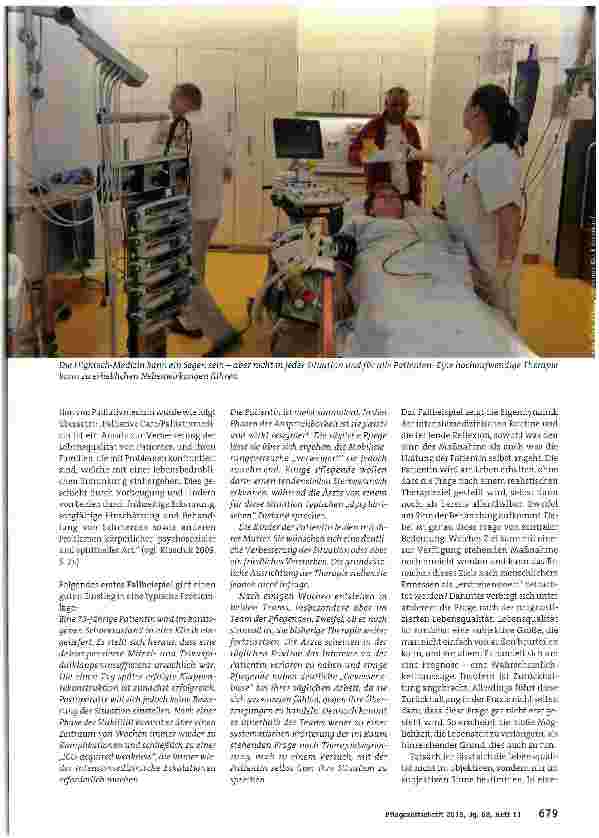 Vorschauseite 2: Zwischen Maximaltherapie und Palliativmedizin