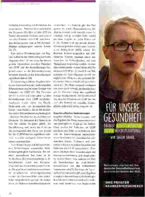 Vorschauseite 3: The pain is in the brain Die Rolle des Gehirns bei chronischen Rückenschmerzen