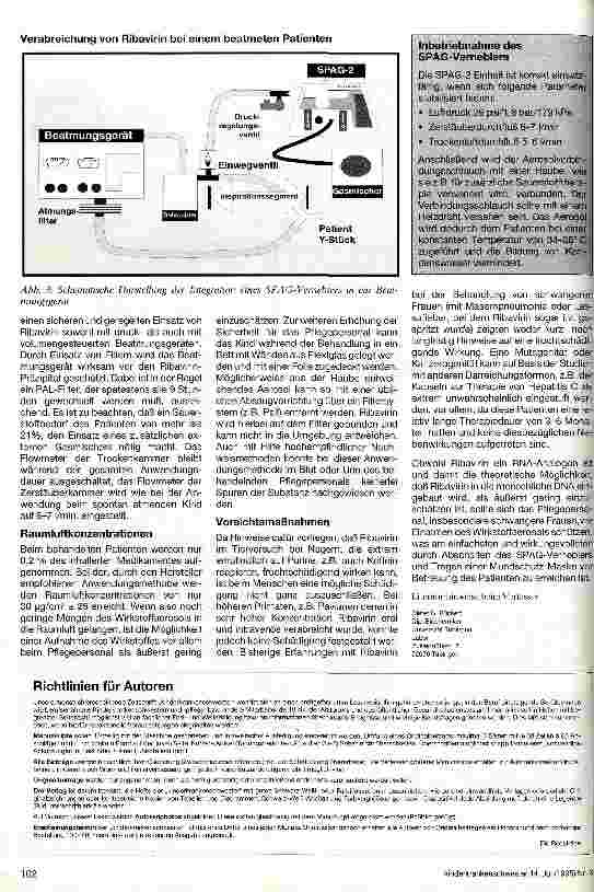 Vorschauseite 2: Zur Behandlung der RSV-Infektionen Behandlungsvorschläge nach Literaturangaben