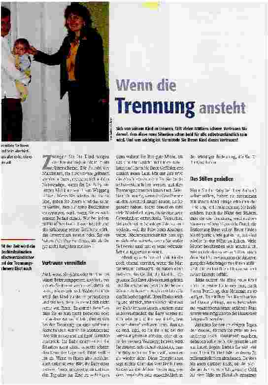 Vorschauseite 1: Wenn die Trennung ansteht