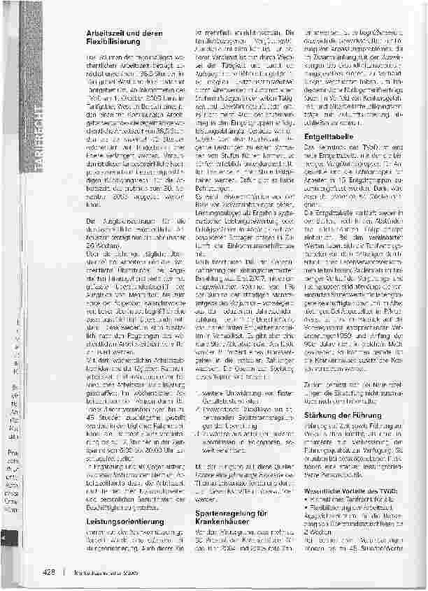 Vorschauseite 3: Keine Sitzfleischzulagen mehrWas bringt der neue TVöD-Kr für die Krankenhäuser?