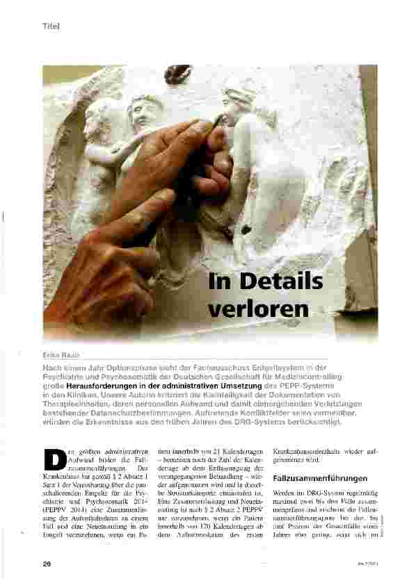 Vorschauseite 1: In Details verloren