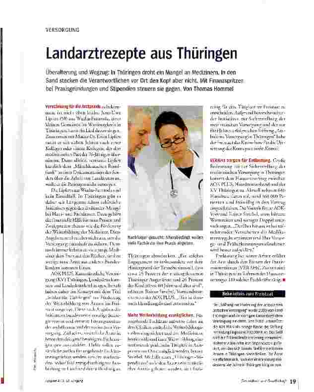 Vorschauseite 1: Landarztrezepte aus Thüringen
