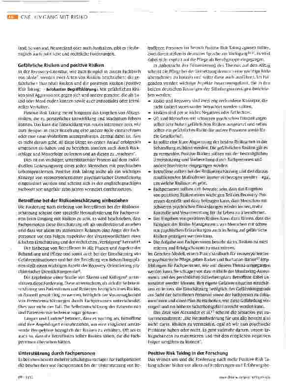 Vorschauseite 2: Risiken als Chance, zu wachsen