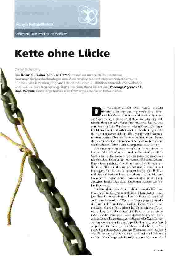 Vorschauseite 1: Kette ohne Lücke