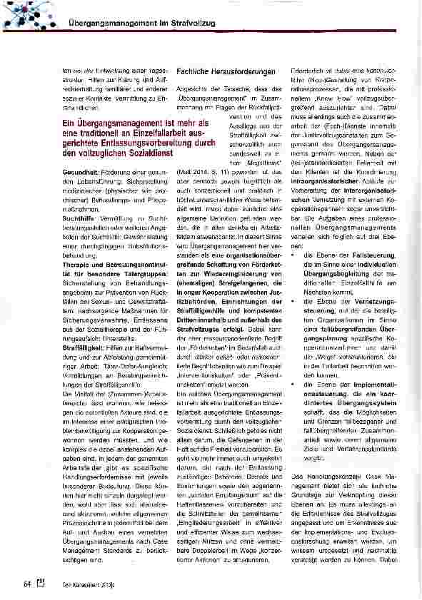 Vorschauseite 5: Übergangsmanagement im Strafvollzug: Rechtliche Grundlagen und fachliche Herausforderungen