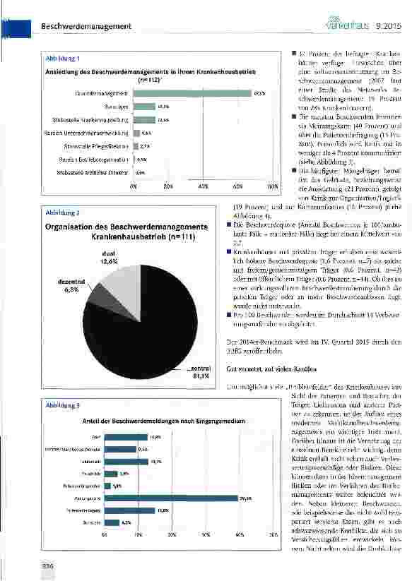 Vorschauseite 2: Der Umgang mit Kritik in deutschen Krankenhäusern: professionelles Beschwerdemanagement