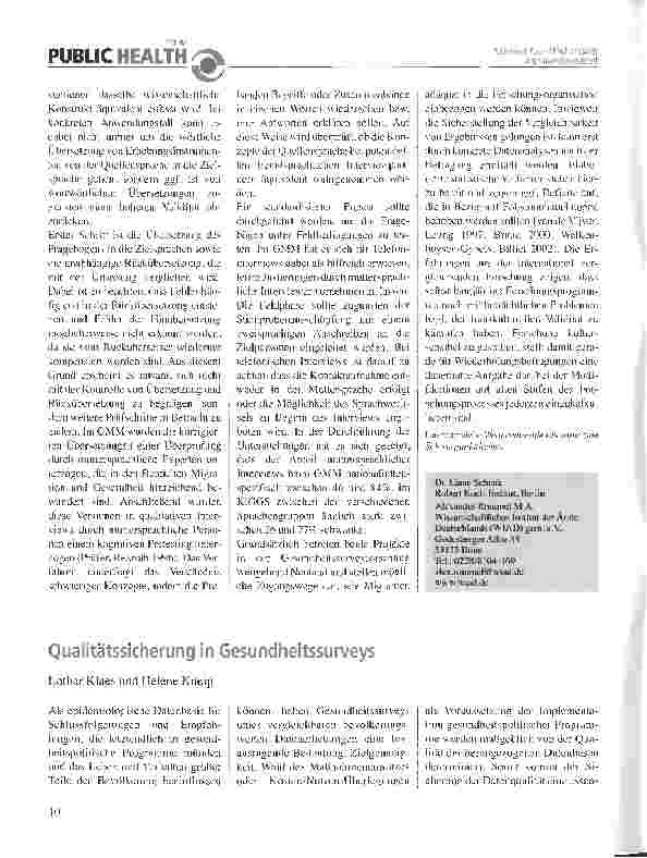 Vorschauseite 3: Migration und Surveyforschung -Stichprobenziehung und Transkulturelle Äquivalenz