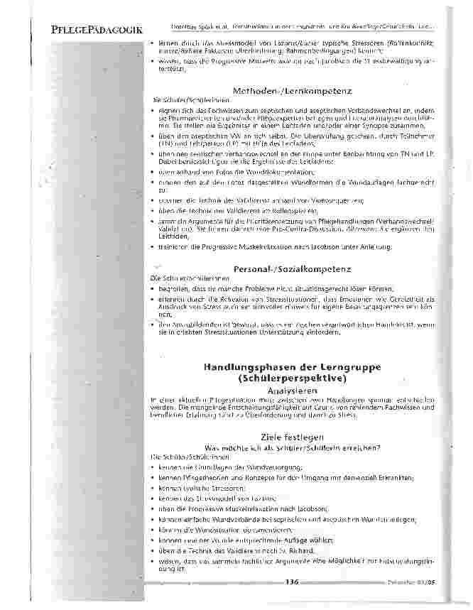 Vorschauseite 4: Lernsituationen in der Gesundheitsund Krankenpflege/ Gesundheitsund Kinderkrankenpflegeausbildung