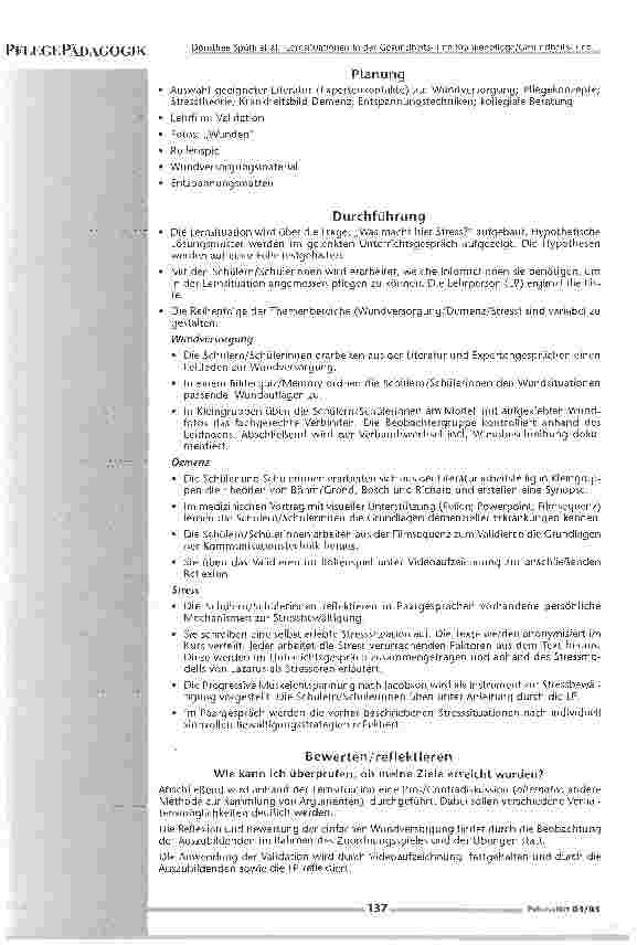 Vorschauseite 5: Lernsituationen in der Gesundheitsund Krankenpflege/ Gesundheitsund Kinderkrankenpflegeausbildung