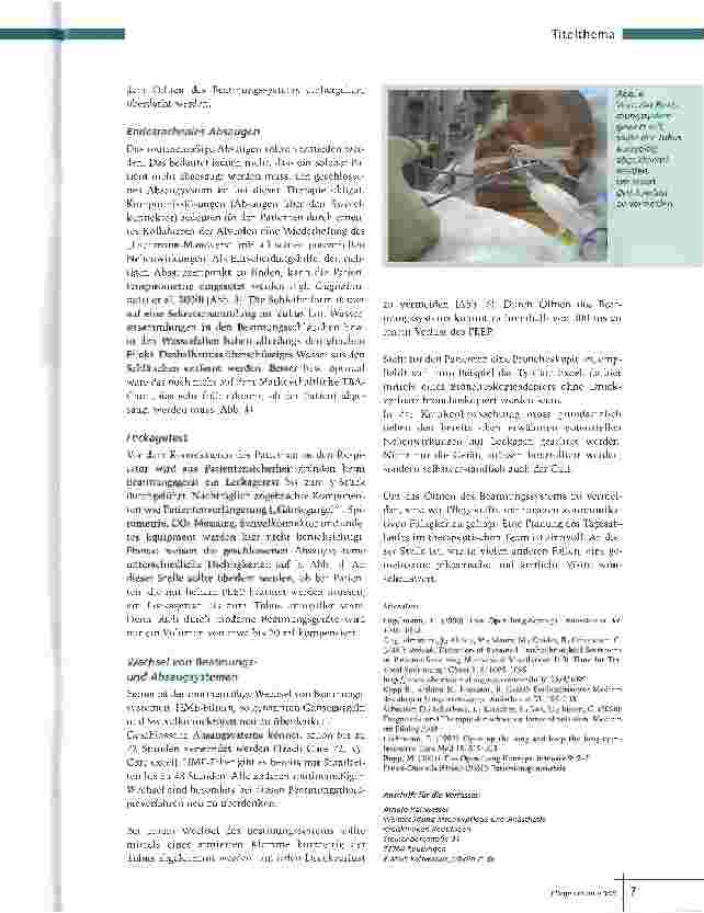 Vorschauseite 4: Open Lung Concept Die Öffnung der Lunge
