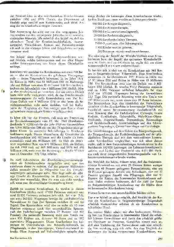 Vorschauseite 5: Stellung, Aufgaben und Leistungen des Krankenhauses