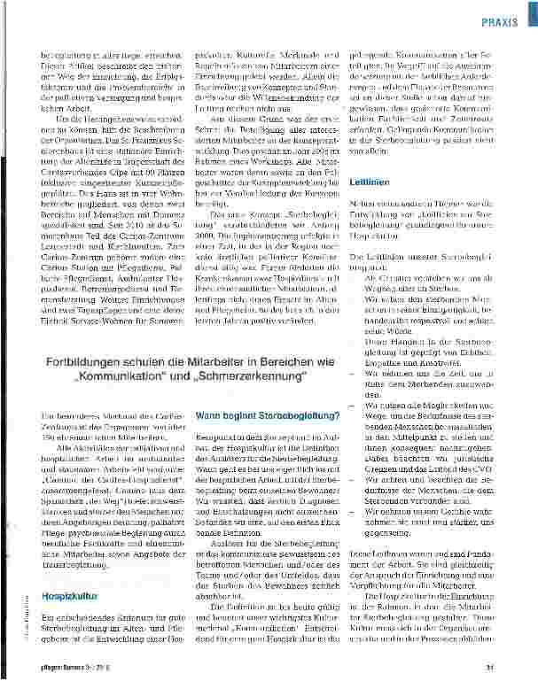 Vorschauseite 2: Sterbebegleitung mit Herz und Kompetenz