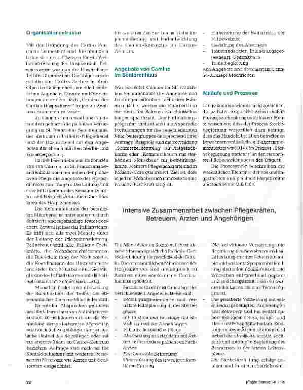 Vorschauseite 3: Sterbebegleitung mit Herz und Kompetenz