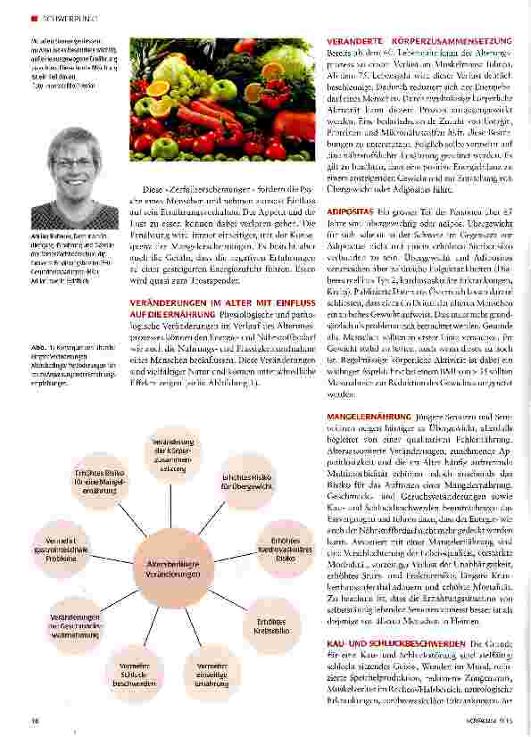 Vorschauseite 2: Ernährung und Flüssigkeitsaufnahme im Alter