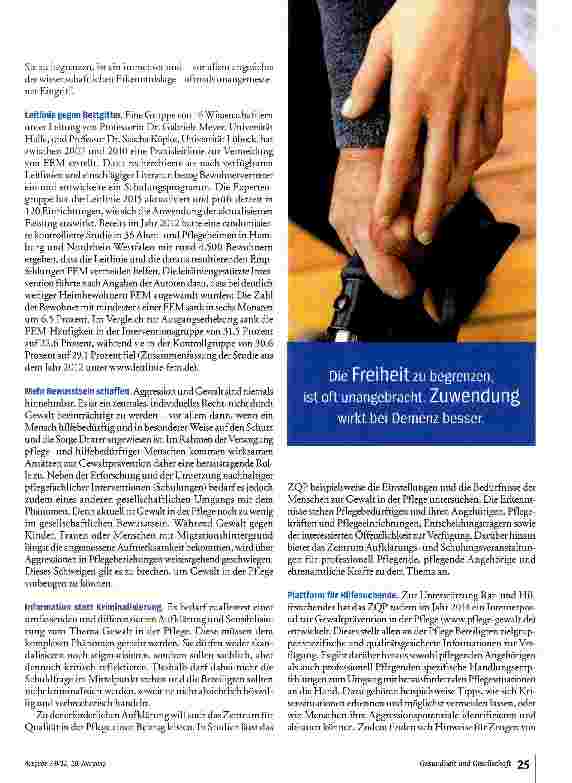Vorschauseite 6: Pflege ohne Gewalt