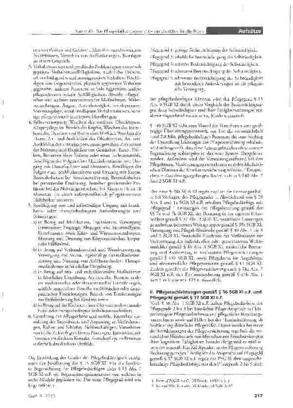 Vorschauseite 2: Das Pflegestärkungsgesetz II - ein Überblick für die Praxis