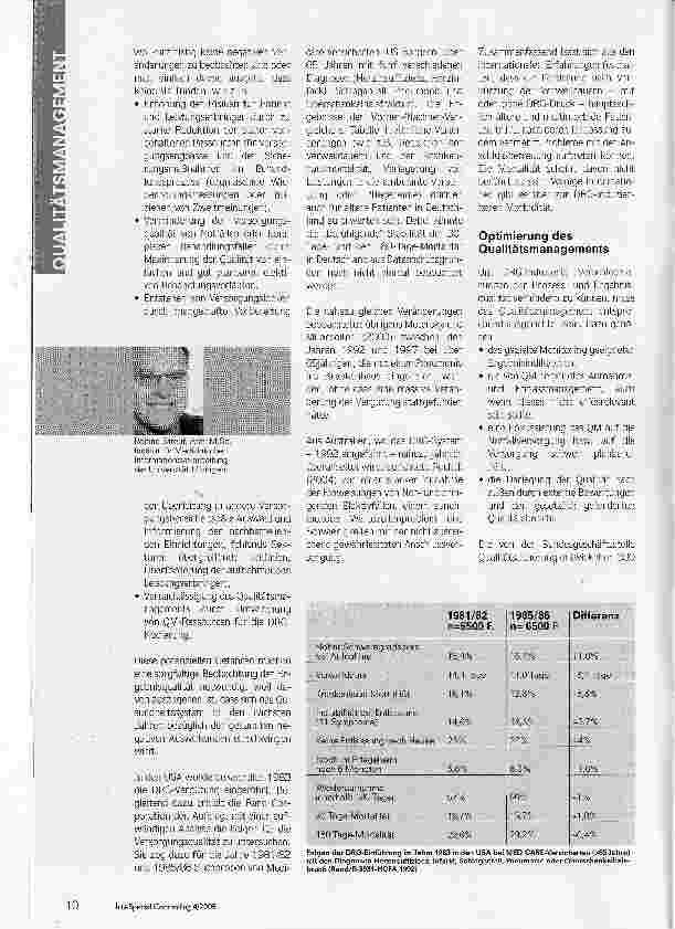 Vorschauseite 3: Es entstehen neue ProblemzonenBedeutung des Qualitätsmanagements im DRG-Zeitalter