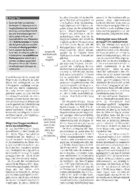 Vorschauseite 2: Auskünfte erbetenArbeitsrecht: Zur Sozialauswahl bei betriebsbedingten Kündigungen