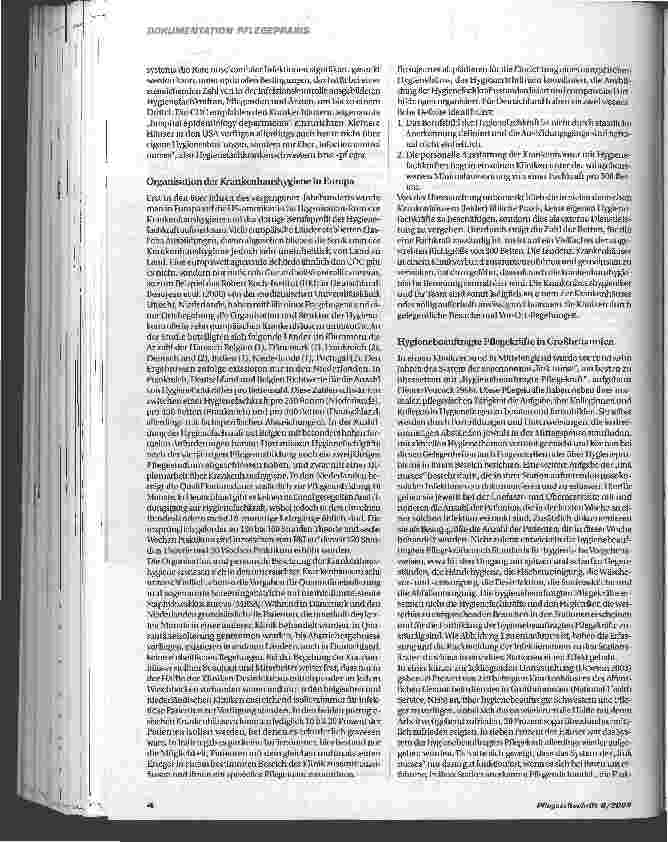 Vorschauseite 4: WIE KÖNNEN NQSOKOMIALE INFEKTIONEN VERHINDERT WERDEN? - EIN INTERNATIONALER ÜBERBLICK