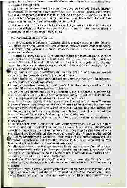 Vorschauseite 3: Die Auseinandersetzung mit der Persönlichkeit der Patienten