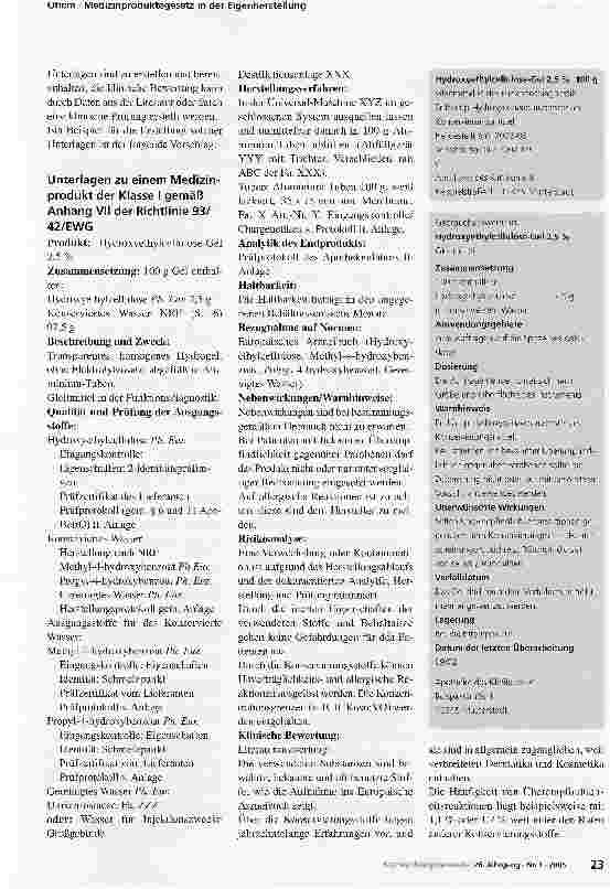 Vorschauseite 4: Das Medizinproduktegesetz in der Eigenherstellung