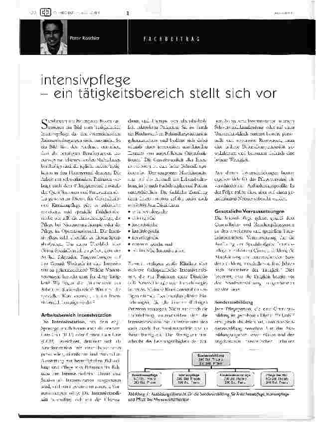 Vorschauseite 1: intensivpflegeein tätiskeitsbereich stellt sich vor