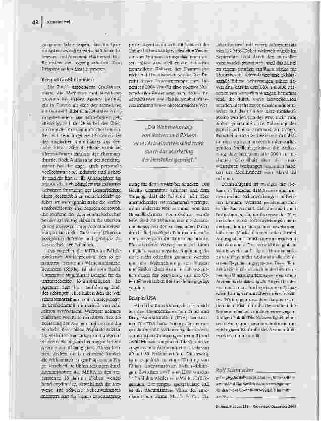 Vorschauseite 3: Risiken und NebenwirkungenDie Änderungen in der Arzneimittelzulassung