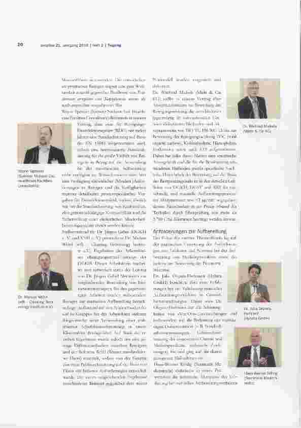 Vorschauseite 2: 7. Kolloquium »Medizinische Instrumente« Aufbereitung, Werterhalt, Wiederverwendung