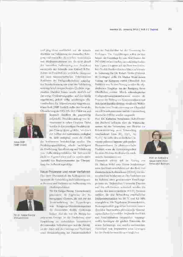 Vorschauseite 3: 7. Kolloquium »Medizinische Instrumente« Aufbereitung, Werterhalt, Wiederverwendung