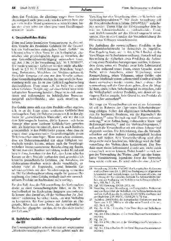 Vorschauseite 4: Mit Lebensmitteln verwechselbare Produkte: Eine rechtspraktische Analyse - Was ist? Was kommt?