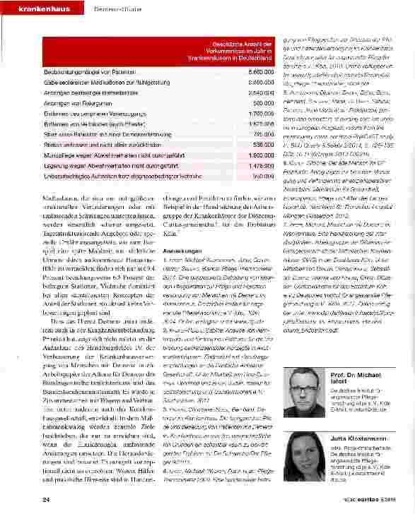 Vorschauseite 3: Die Versorgung dementer Patienten ist oft nicht gesichert