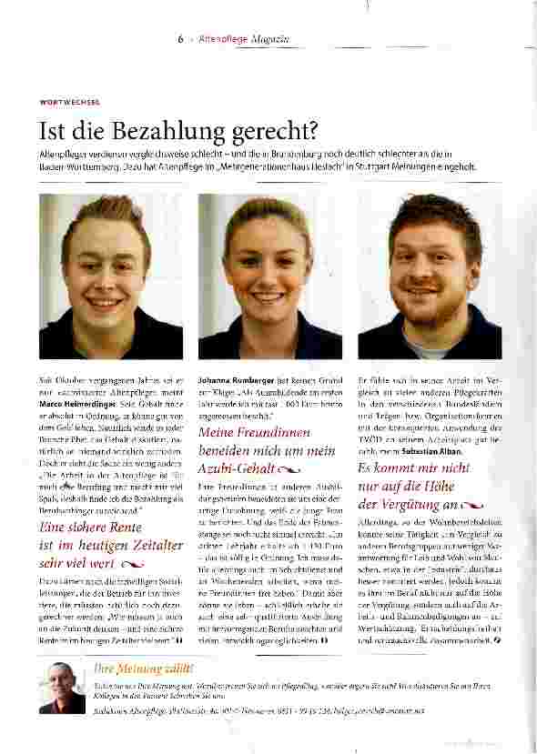 Vorschauseite 1: Ist die Bezahlung gerecht?