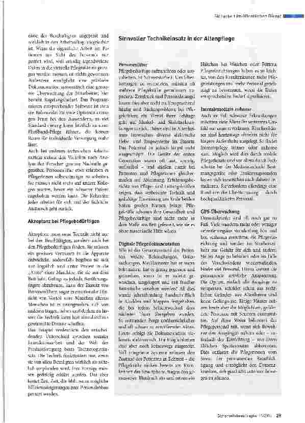 Vorschauseite 2: Folgen für Patienten und Beschäftigte