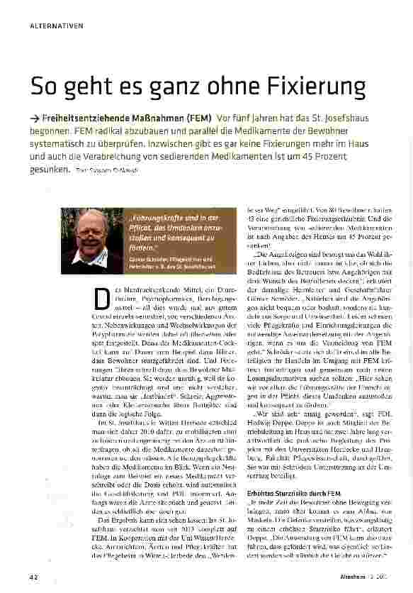 Vorschauseite 1: So geht es ganz ohne Fixierung