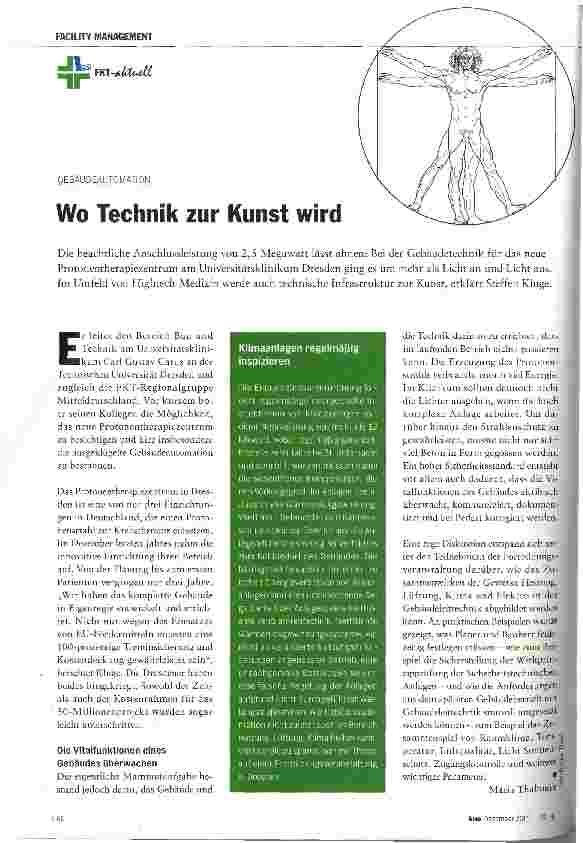 Vorschauseite 1: Wo Technik zur Kunst wird