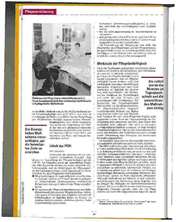 Vorschauseite 2: Der Stufenplan Pflegeversicherung