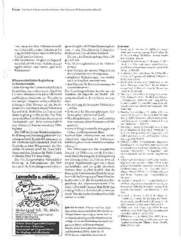 Vorschauseite 4: Eine Alternative in der klinischen Geburtshilfe in Deutschland