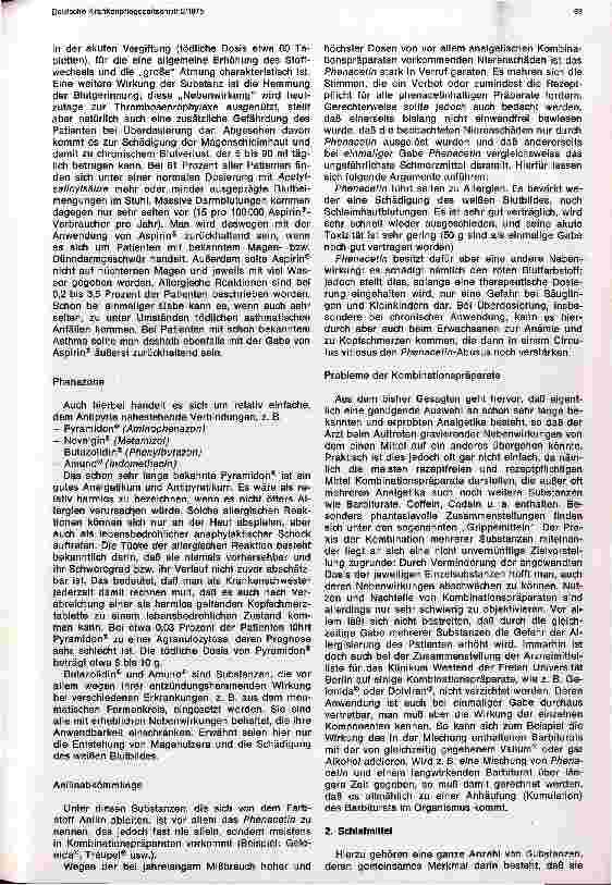 Vorschauseite 2: Grundlagen der Arzneimittelbehandlung: Analgetika, Antipyretika und Tranquilizer