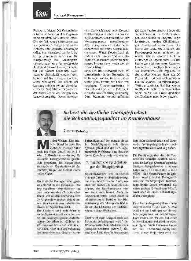 Vorschauseite 2: Arzt und Management Braun: Deutsches Gesundheitswesen als Exportschlager