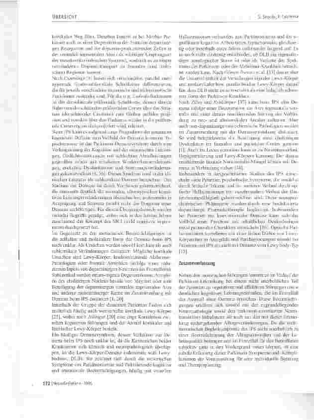 Vorschauseite 4: Nicht-motorische Symptome des idiopathischen Parkinson-Syndroms