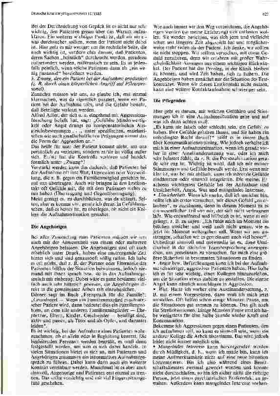 Vorschauseite 2: Der psychiatrische Erstkontakt