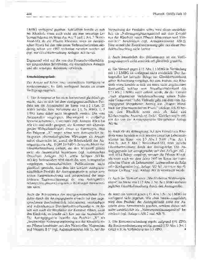 Vorschauseite 3: Pflanzenbestandteile in Lebensmitteln