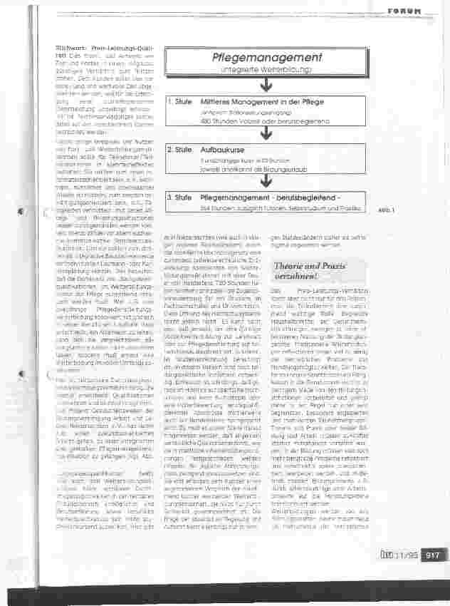 Vorschauseite 2: Fortund Weiterbildungsinstitute der Pflege - wo bleiben sie? Perspektiven eines adressatengerechten Bildungssystems