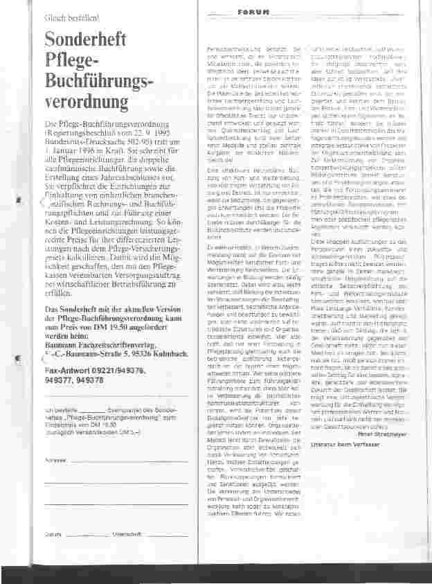 Vorschauseite 3: Fortund Weiterbildungsinstitute der Pflege - wo bleiben sie? Perspektiven eines adressatengerechten Bildungssystems