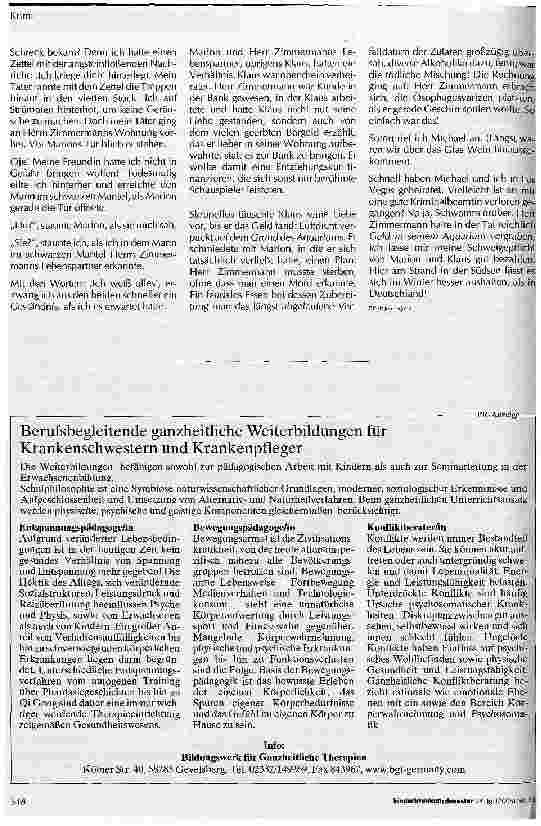 Vorschauseite 3: Jeder ist sich selbst der Nächste