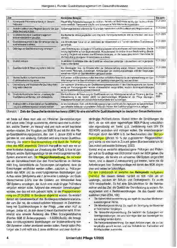 Vorschauseite 3: Qualitätsmanagement im Gesundheitswesen - von den Anfängen zum umfassenden Qualitätsmanagementsystem