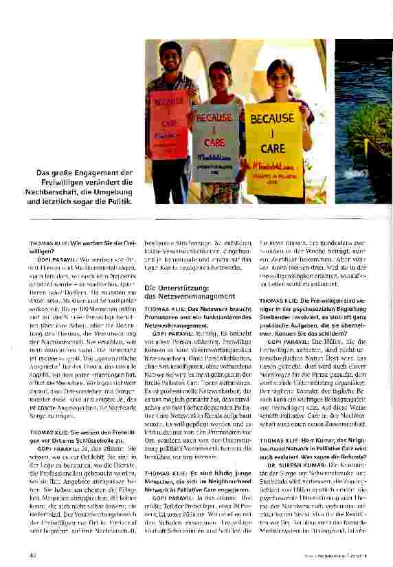 Vorschauseite 3: Palliative Care in Kerala